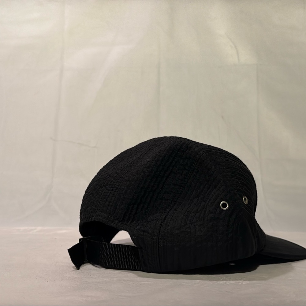 Supreme Black 5 Panel Strapback Cap - image 2
